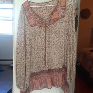 Bohemian light shirt.